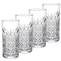 Longdrinkglas klar Timeless 4-Er Set, je ca. 295ml - Transparent, Basics, Glas (295ml) - Mäser