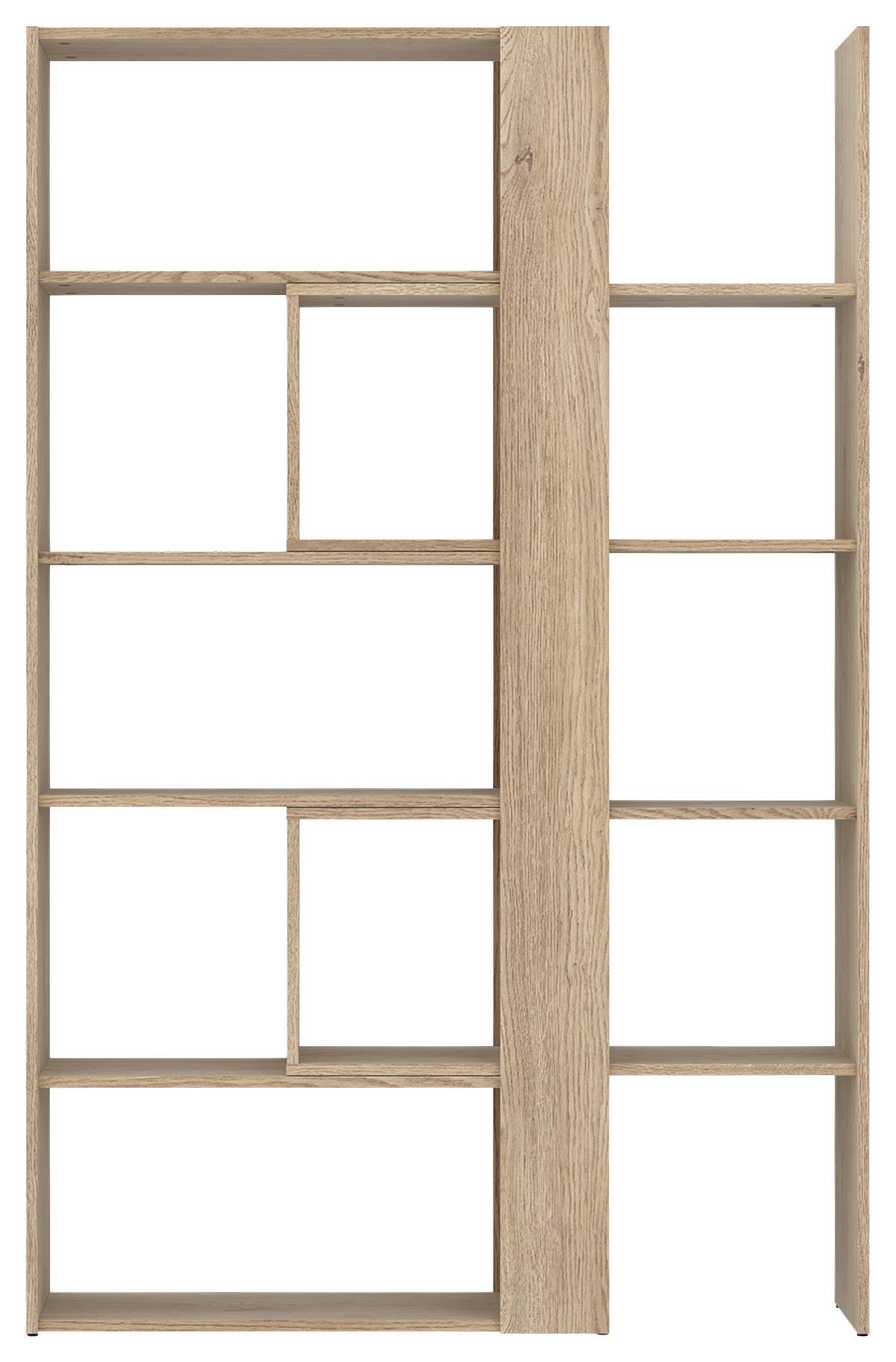 Regal Motus Cremona Eiche Dekor B:82-146cm - Eichefarben, MODERN, Holzwerkstoff (82-146/180/35cm)