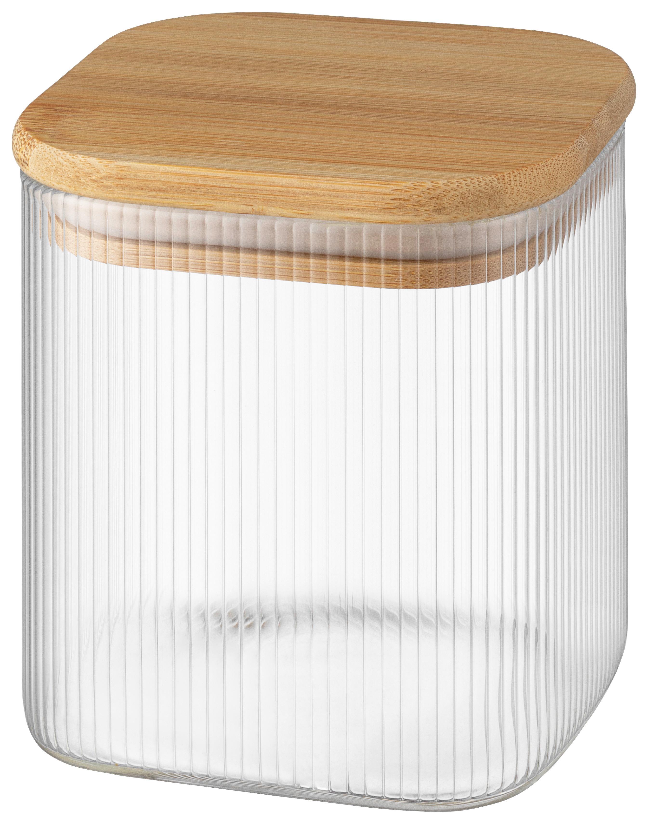 VORRATSGLAS ZARA - Klar/Naturfarben, KONVENTIONELL, Glas/Holz (10/10/10,5cm) - James Wood