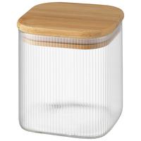 Üveg Ételtároló Zara Kb. 0,6l - natúr színű/fehér, Konventionell, műanyag/üveg (10/10/10,5cm) - James Wood