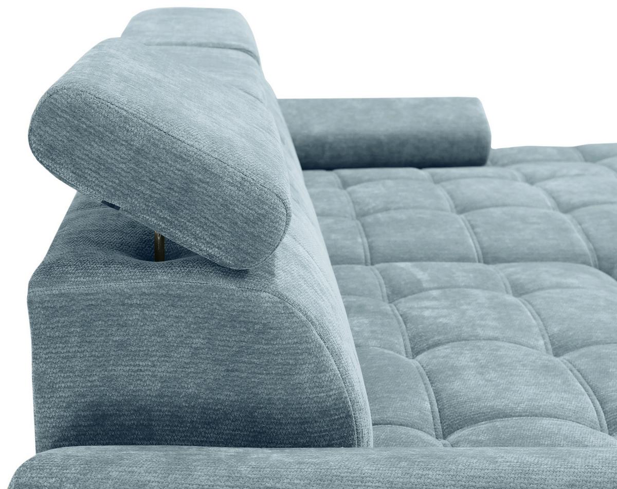 Rohová sedačka VEGAS, pravá, mátově zelená žinylka - černá/mátově zelená, Design, dřevo/textil (294/173cm)