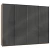 Schwebetürenschrank B: 300 cm Level 36c Grau/Eiche Dekor - Eichefarben/Grau, MODERN, Holzwerkstoff (300/236/65cm) - MID.YOU
