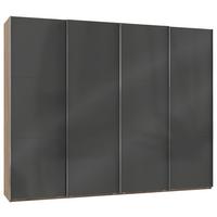 Schwebetürenschrank B: 300 cm Level 36c Grau/Eiche Dekor - Eichefarben/Grau, MODERN, Holzwerkstoff (300/236/65cm) - MID.YOU