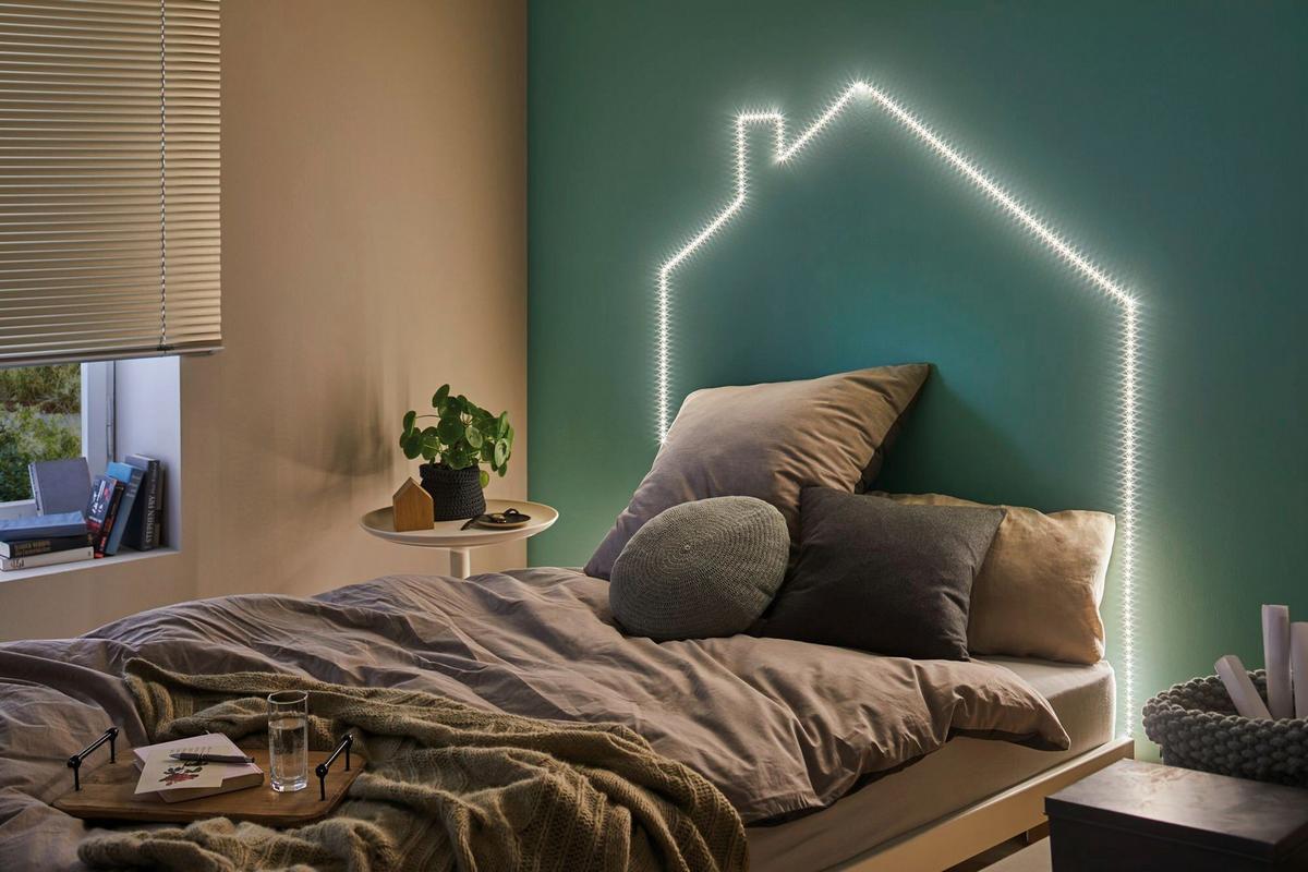 Led-streifen L: 3 M Stufenverstellbar - Weiß, Design, Kunststoff (300/0,9/0,15cm) - Paulmann
