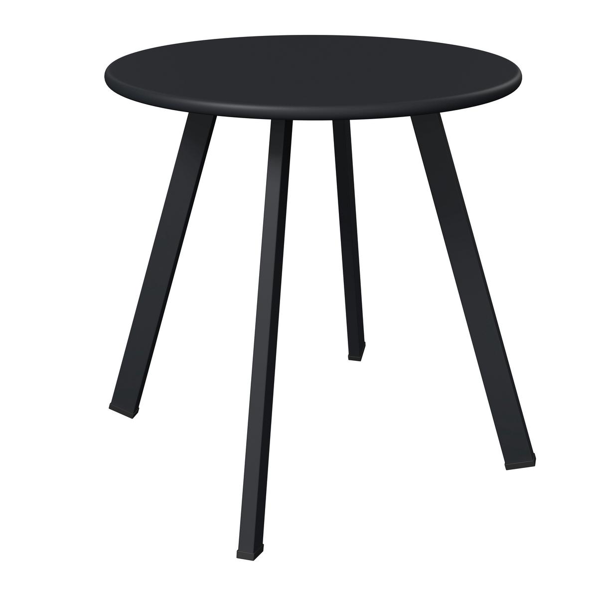 Balkonset Memphis - Anthrazit/Grau, MODERN, Textil/Metall (61/78.5/87.5cm) - Beldano