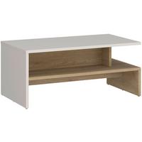Couchtisch Samm Eichefarben/beige B: 100 Cm - Eichefarben/Beige, Trend, Holzwerkstoff (100/45,5/66cm)