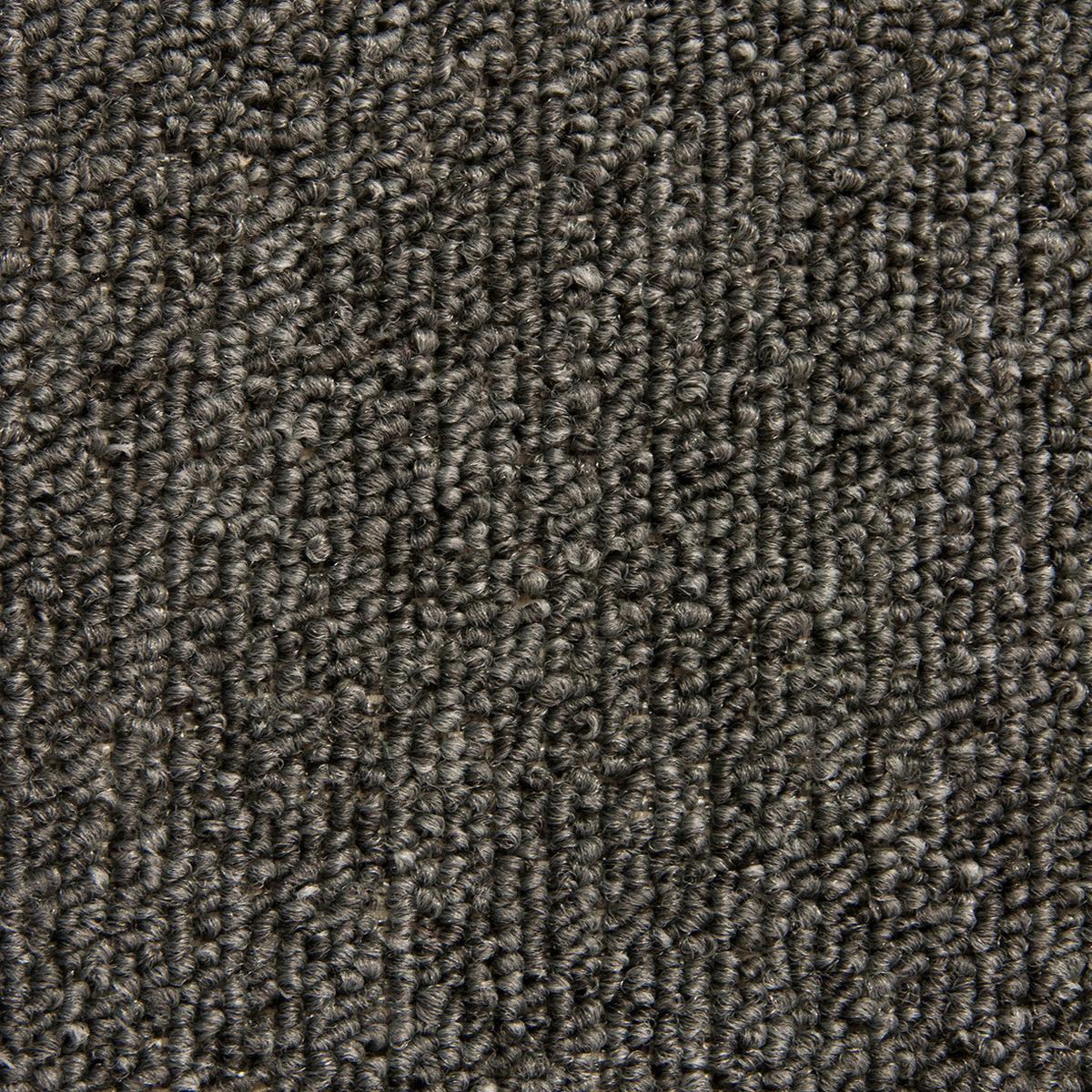 Teppichfliese Grau Astra 50x50 cm Florhöhe 3 mm - Grau, Basics, Textil (50/50cm)