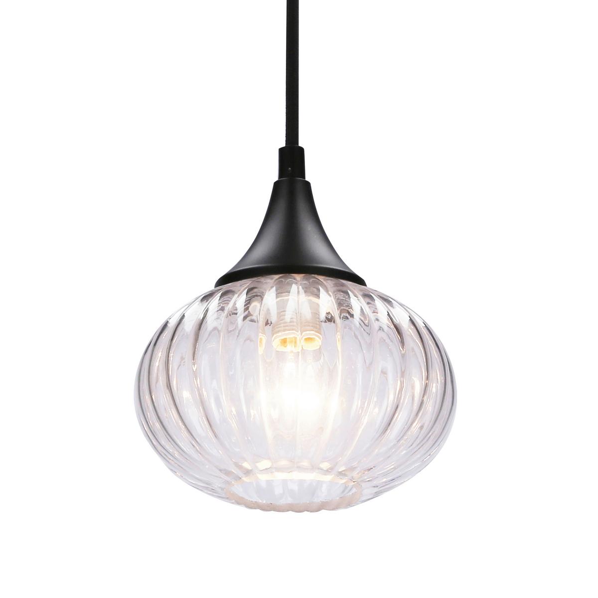Pendelleuchte Exeter 50101275 - Schwarz, KONVENTIONELL, Glas/Metall (14.5/14.5/90cm)
