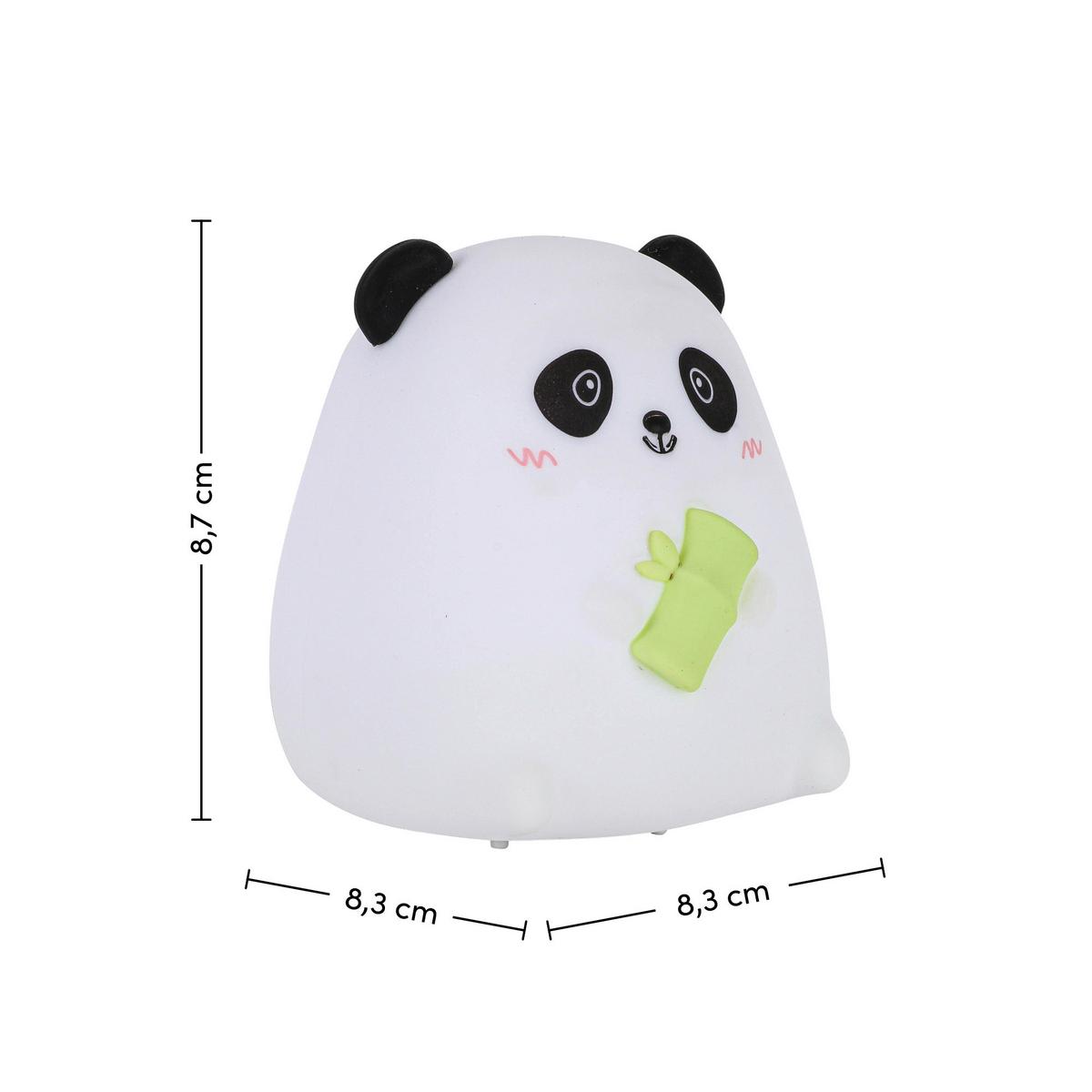 DEKORAČNÍ LED SVÍTIDLO PANDI - bílá, Moderní, plast (8,3/8,3/8,7cm) - Mömax