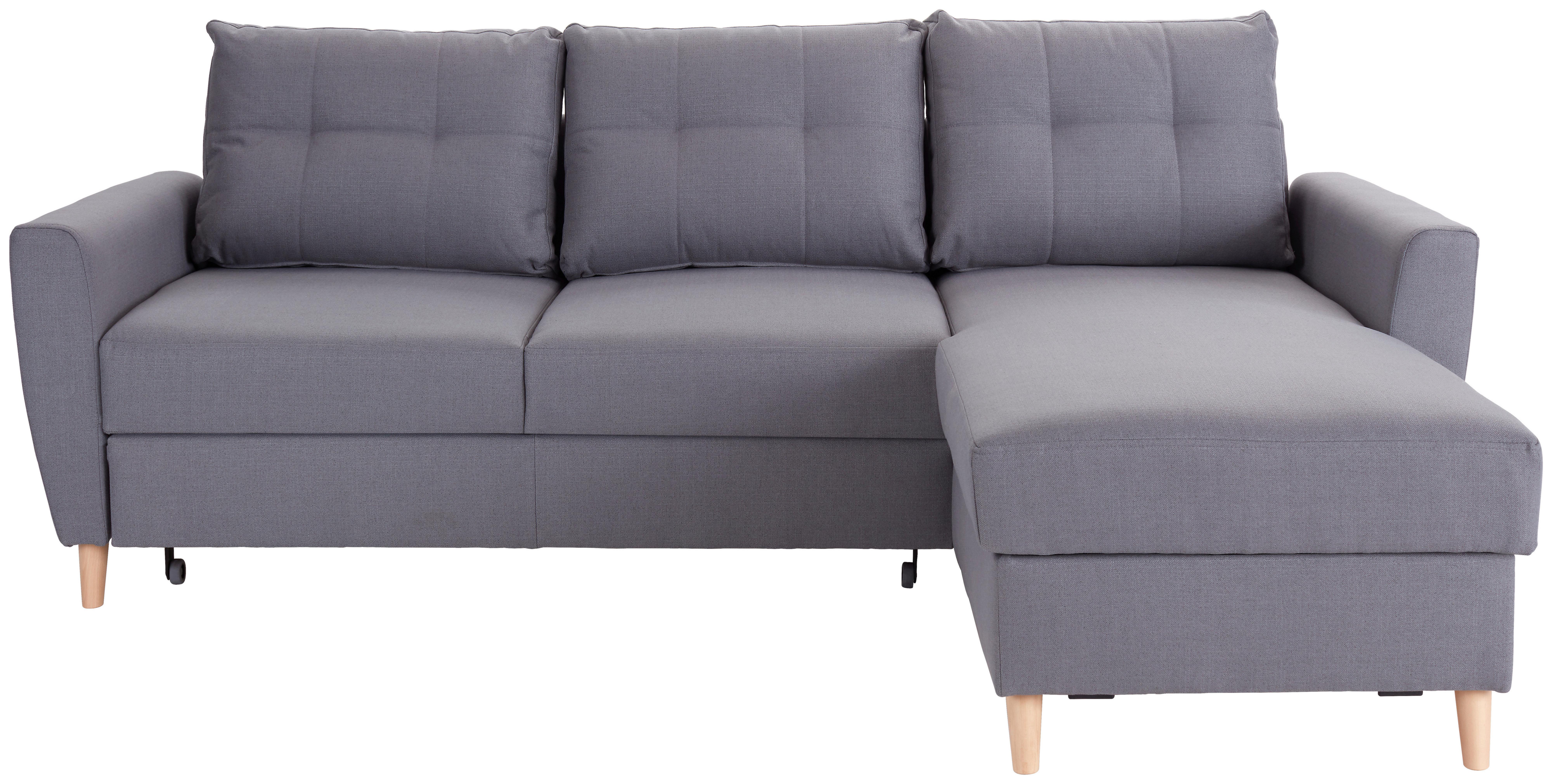 Sarokkanapé Clio - Szürke, Design, Textil (230/159cm) - Ondega