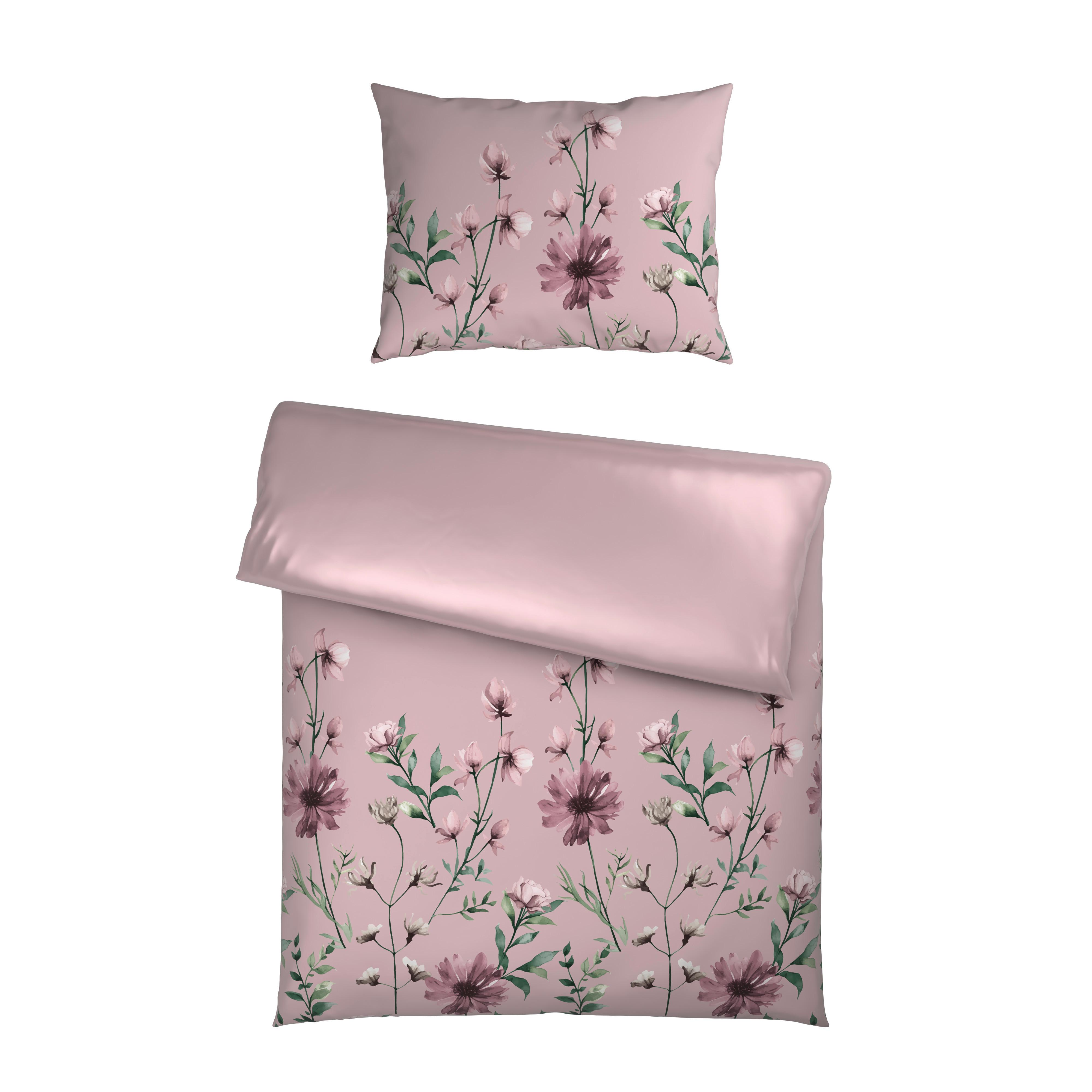 POSTEĽNÁ BIELIZEŇ WIESE - hnedofialová, Konventionell, textil (140/200cm) - Mömax