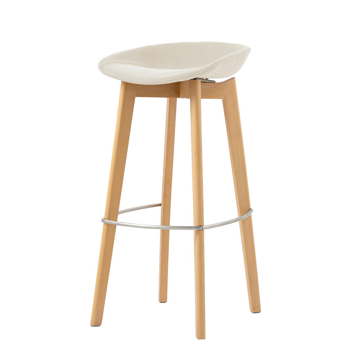 Barhocker-Set Keeve - Beige, MODERN, Holz/Metall (44,5/90/46cm) - MID.YOU