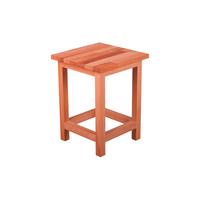 Gartenhocker Marco Echtholz Kernbuche Wetterfest - Kernbuche, Basics, Holz (30/40/30cm) - Gardenson