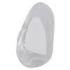 LED-Wandleuchte 78411w Dorsey - Klar/Weiß, Design, Glas/Metall (20,3/31,5cm) - Globo