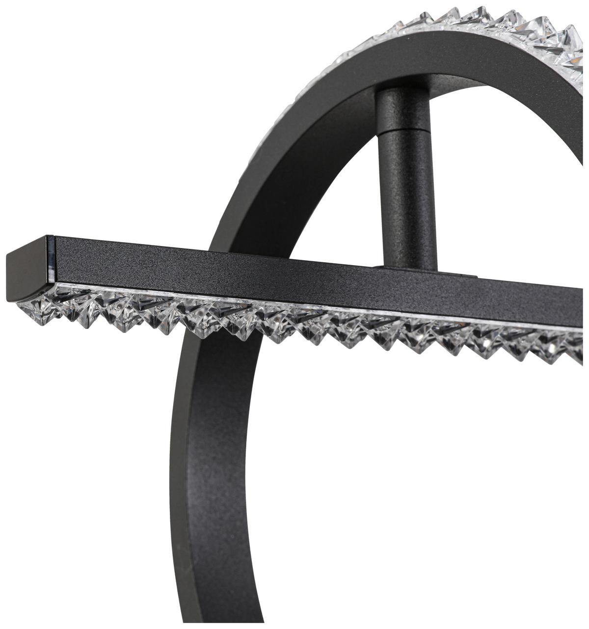 ZÁVESNÉ LED SVIETIDLO ULO - čierna, Modern, kov/plast (80/20/120cm) - Modern Living