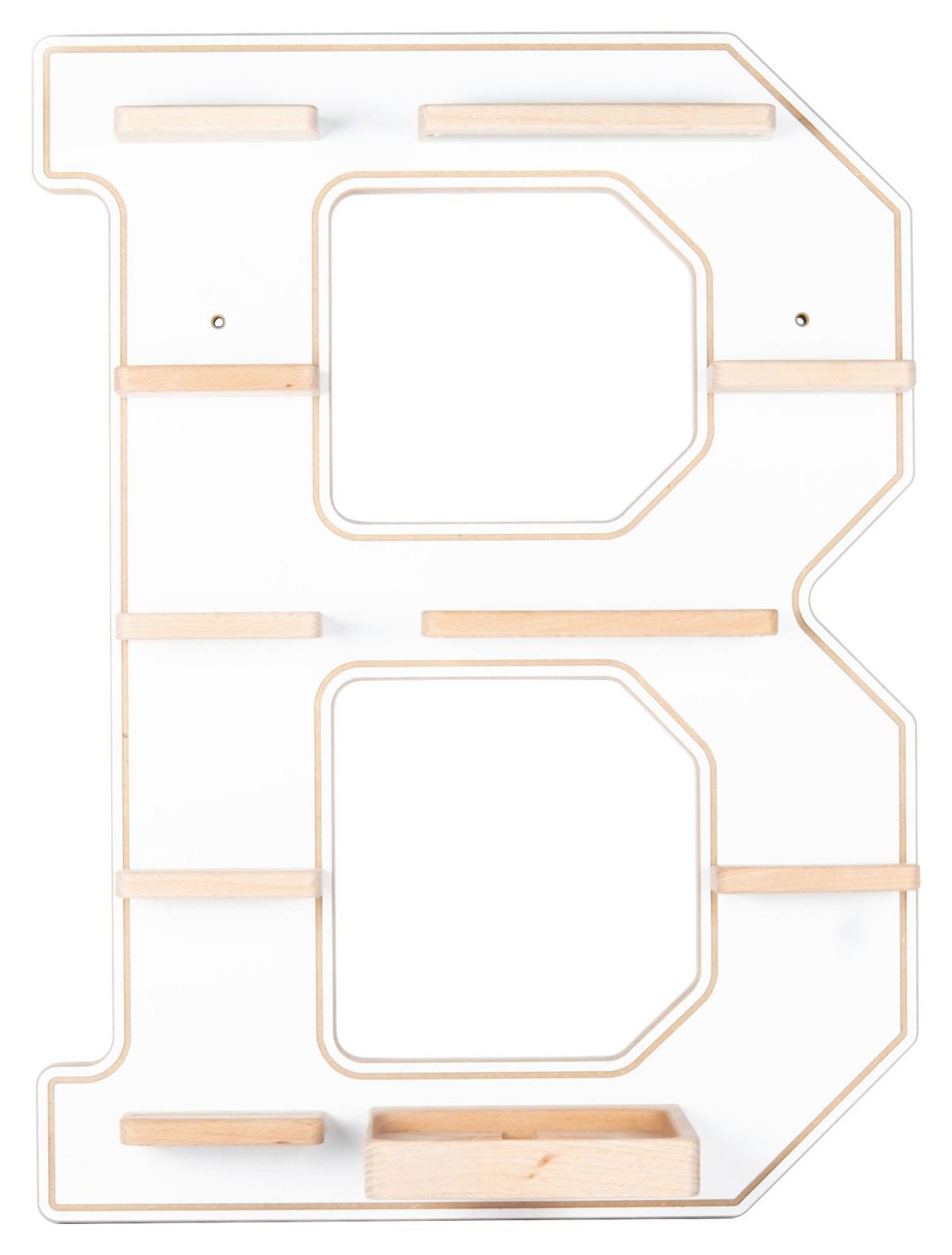 Kinderregal Boarti Weiß B: 41 Cm - Weiß, MODERN, Holzwerkstoff (41/54/19cm) - MID.YOU