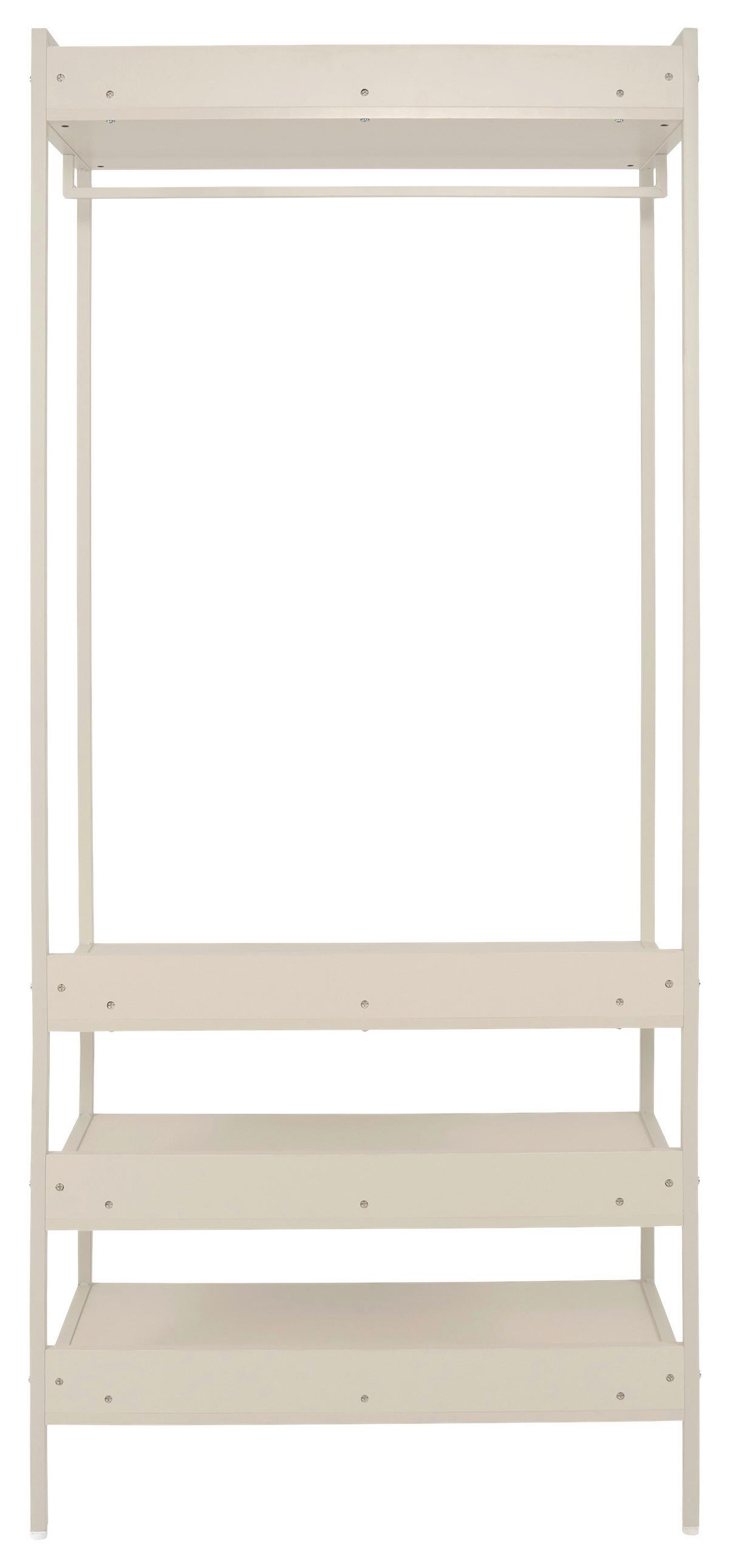 Garderobe Dhaka Kaschmir B: 84 cm - Kaschmir, MODERN, Holzwerkstoff/Metall (84/190/40cm)
