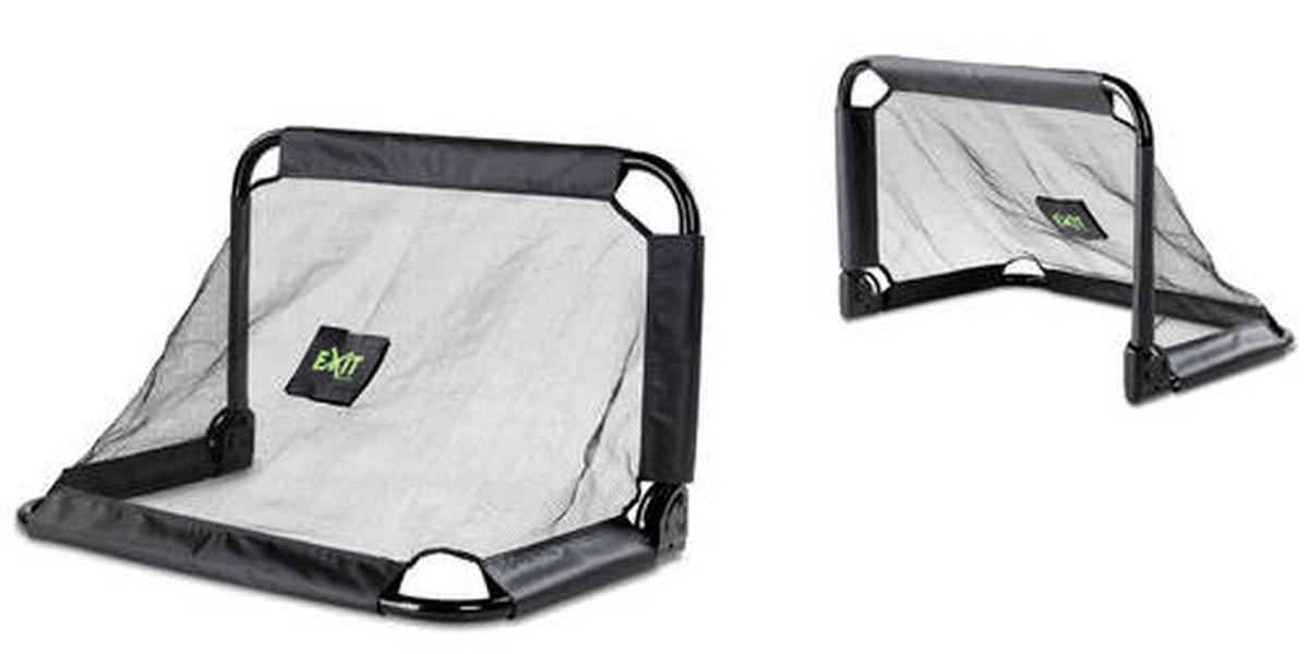 Fußballtor Kinder Exit Pico 90x60x60 Cm Faltbar - Schwarz, KONVENTIONELL, Kunststoff/Metall (90/60/60cm) - EXIT Toys