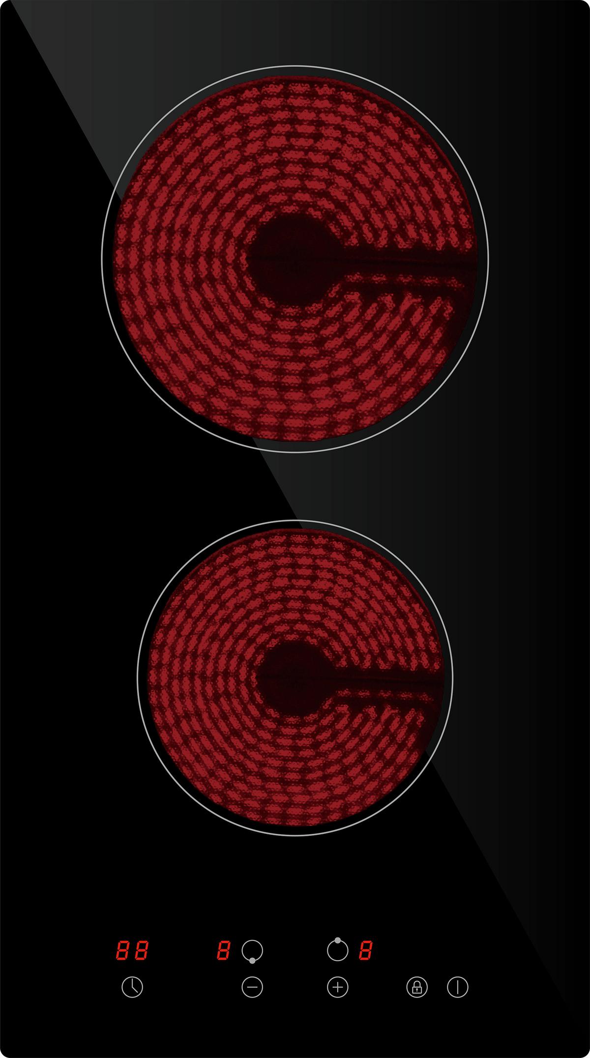 Miniküche m. Kühlschrank + Kochfeld 150 cm Creme/Buche - Beige/Buchefarben, MODERN, Glas/Holzwerkstoff (150cm) - FlexWell