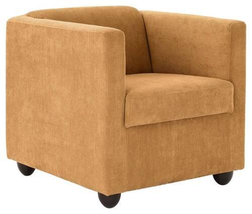Sessel Looks I - Schwarz/Orange, Design, Textil (72/71/75cm) - LOOKS by W.Joop