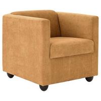 Sessel Looks I - Schwarz/Orange, Design, Textil (72/71/75cm) - LOOKS by W.Joop