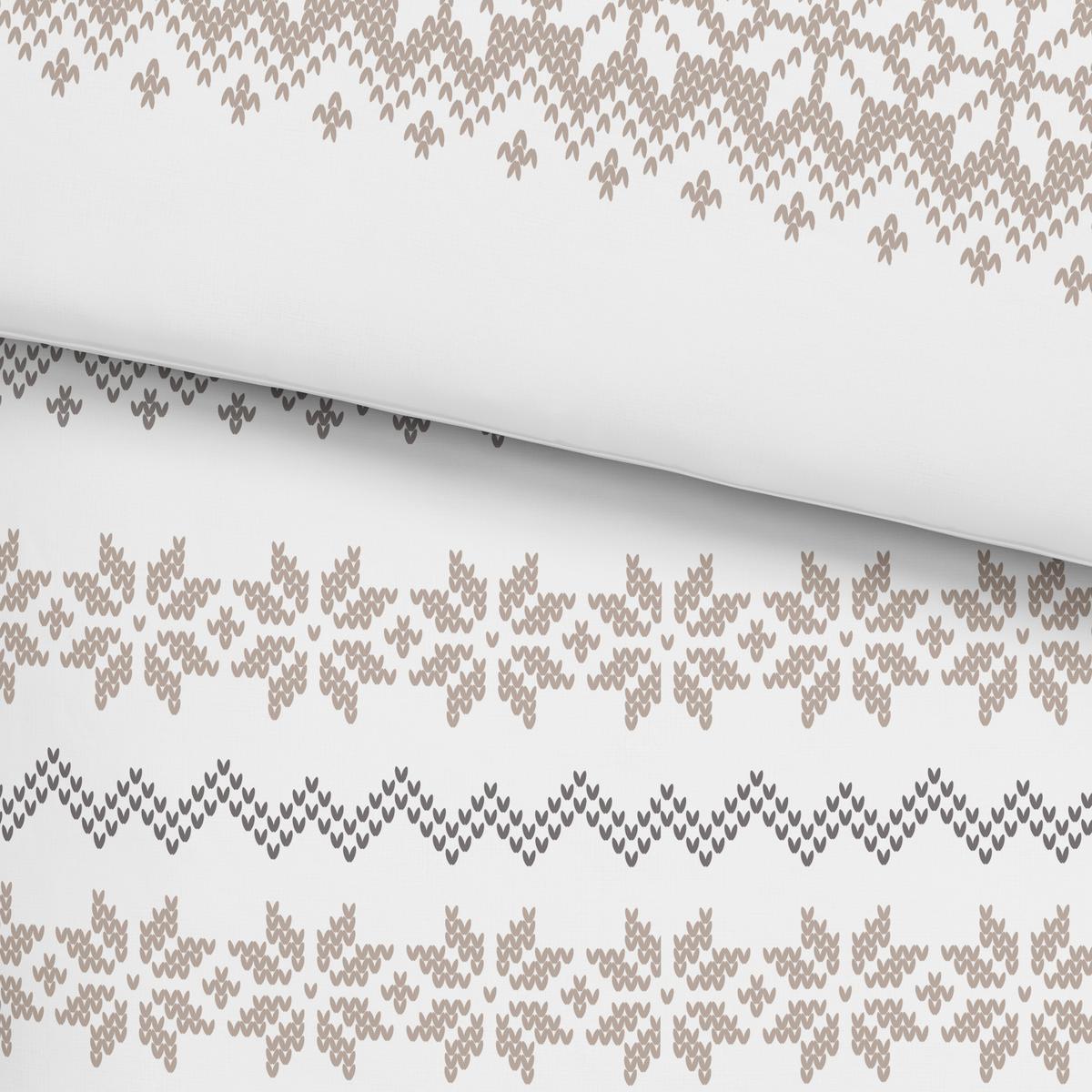 POVLEČENÍ SNOW ROSE - šedá/bílá, textil (140/200cm) - Mömax