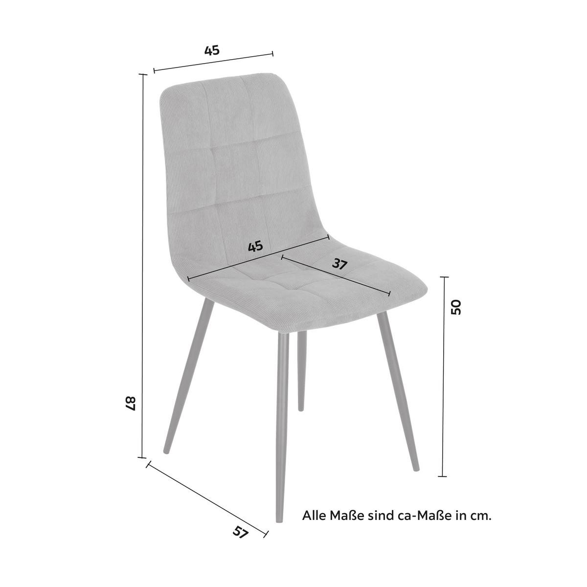 STOLIČKA NINO SIVÁ - čierna/sivá, Modern, kov/drevo (45/88/54,5cm) - Based