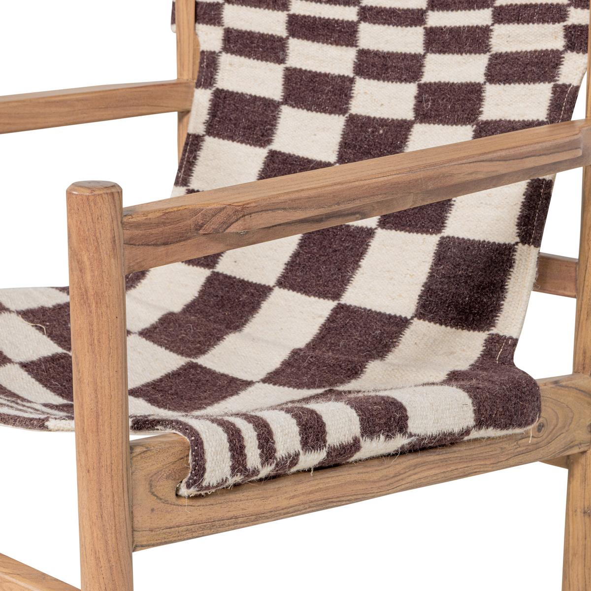 SESSEL Zano Braun/Naturfarben B: 73cm - Braun/Naturfarben, MODERN, Holz/Textil (73/76/67cm) - Livetastic