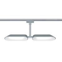 Schienensystem Urail Strahler 95469 2x Led Flach Verstellbar - Chromfarben, Design, Metall (37,5/17/2,6cm) - Paulmann