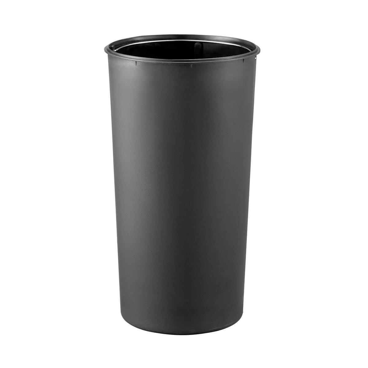 ABFALLEIMER Clean Step Schwarz B: 33,5cm - Schwarz, MODERN, Kunststoff/Metall (33,5/60,5/29cm) - MID.YOU