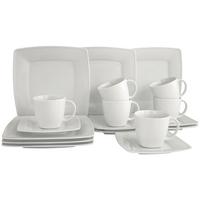Kaffeeservice Victoria Porzellan 6 Personen - Weiß, Basics, Keramik - Creatable