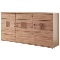 SIDEBOARD KANSAS - Alteiche/Silberfarben, KONVENTIONELL, Holz/Holzwerkstoff (180/91/43,8cm) - Livetastic