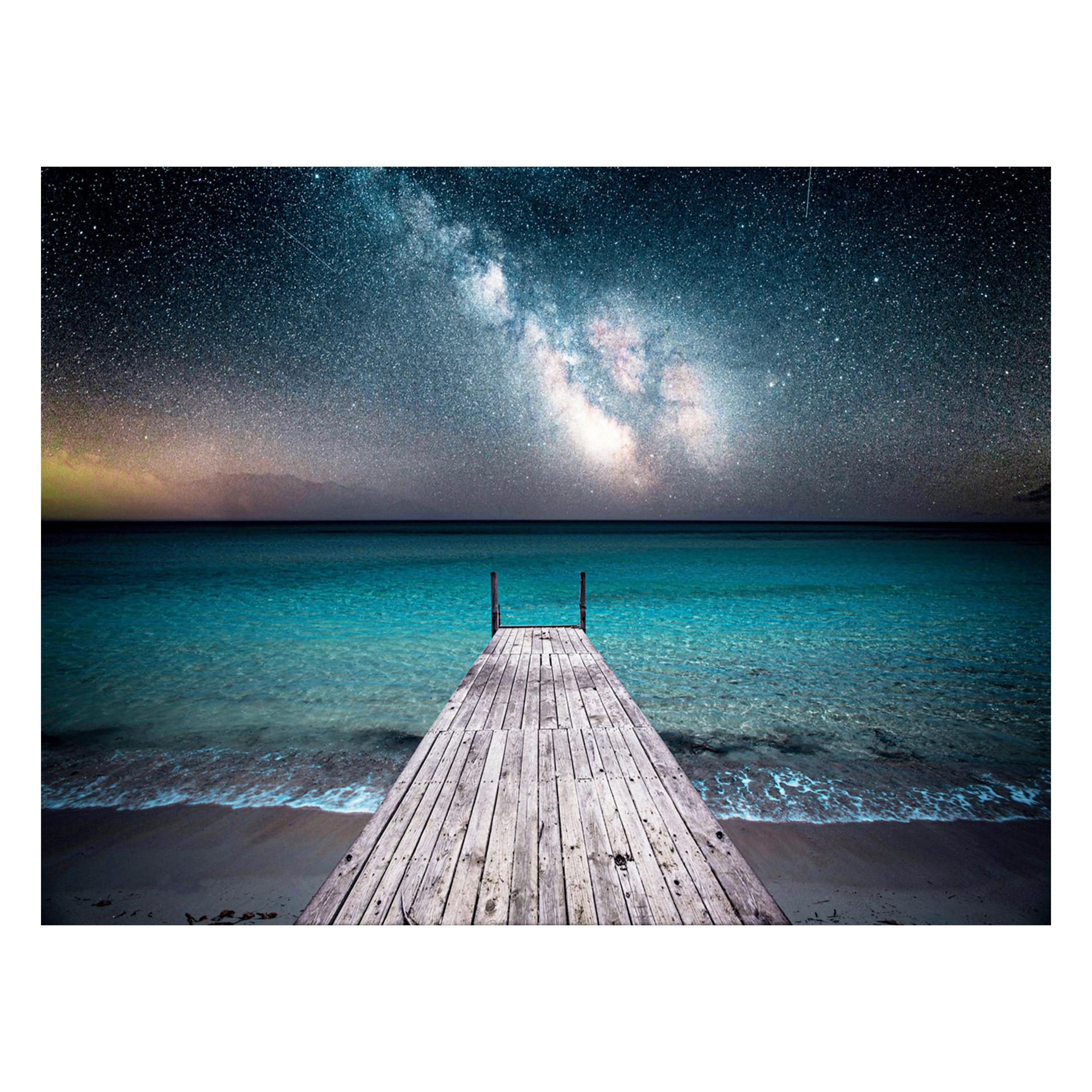 OBRAZ NA PLÁTNE MILKY WAY - viacfarebná, Basics, drevo/textil (85/113cm)