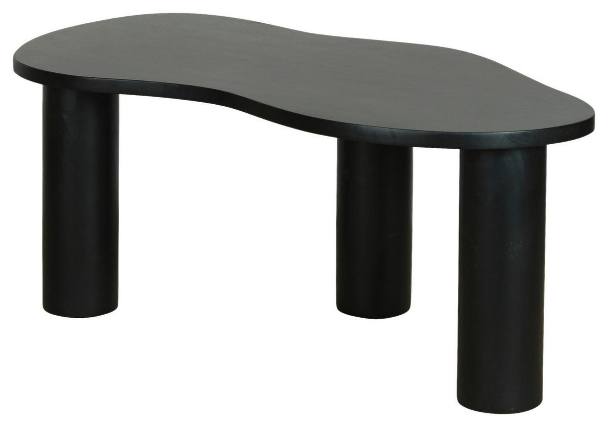 Couchtisch Ethan Schwarz B: 110 cm - Schwarz, Design, Holz (110/45/55cm) - MID.YOU