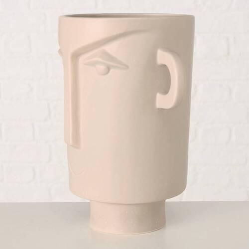 Obal na květináč Brosyo, Ø: 22cm - béžová, Moderní, keramika (22/15cm) - Modern Living