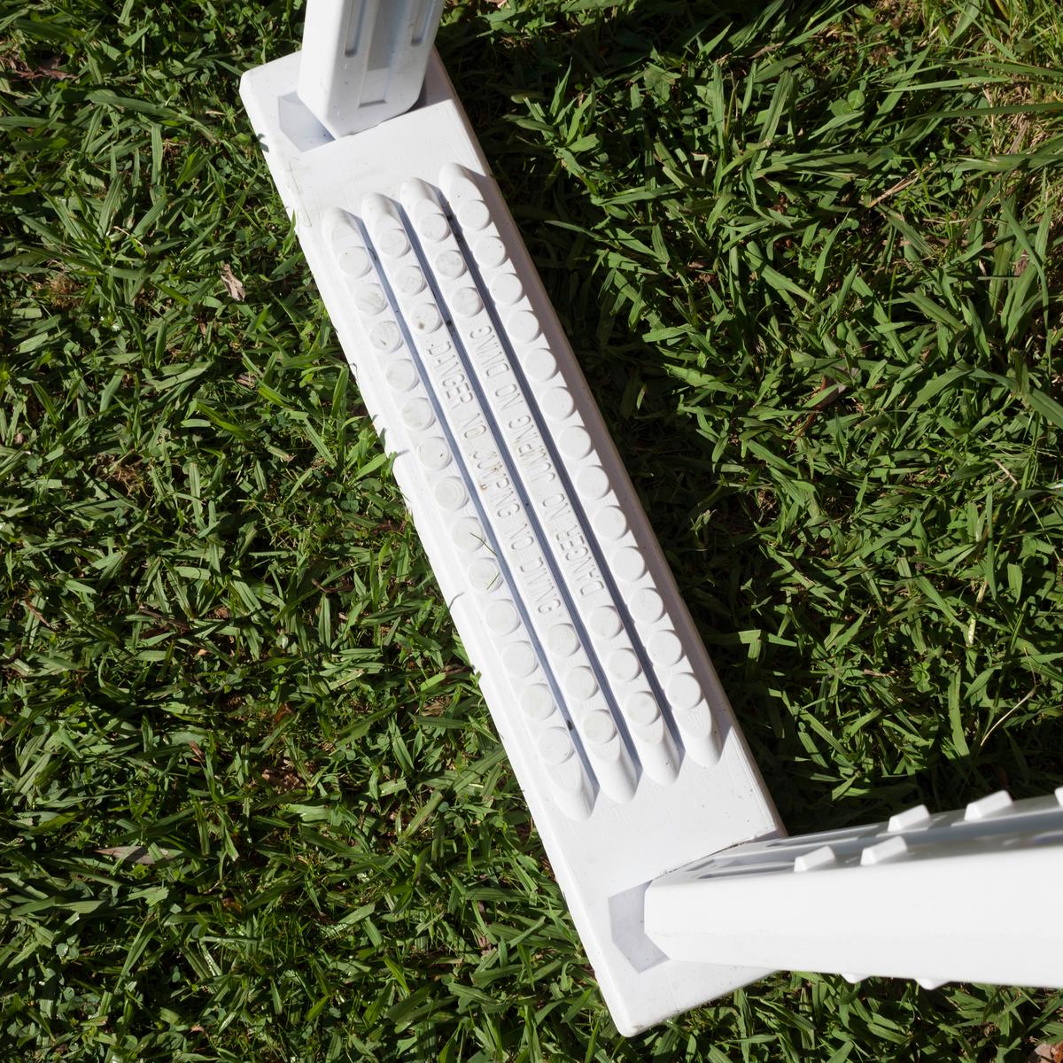 Poolleiter Leiter - Weiß, KONVENTIONELL, Kunststoff (65/196/109cm) - Gre