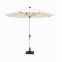Sonnenschirm Acapole DM: 270 cm Platinfarben/Naturfarben - Platinfarben/Naturfarben, Basics, Textil/Metall (270cm) - Gardenson