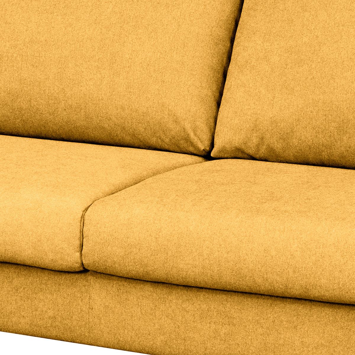 Schlafsofa Winter Senfgelb B: 195 cm - Buchefarben/Senfgelb, Design, Textil (195/90/102cm) - Livetastic