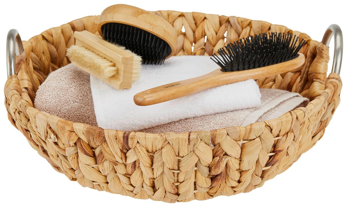Dekoschale Algimantas M Naturfarben DxH: ca. 35x15 cm - Naturfarben, Basics, Naturmaterialien/Metall (35/15cm) - Ondega