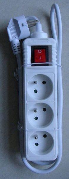 ZÁSUVKOVÁ LIŠTA FNBK03E -BASED- - biela, Konventionell, plast (140/1,4cm) - Mömax