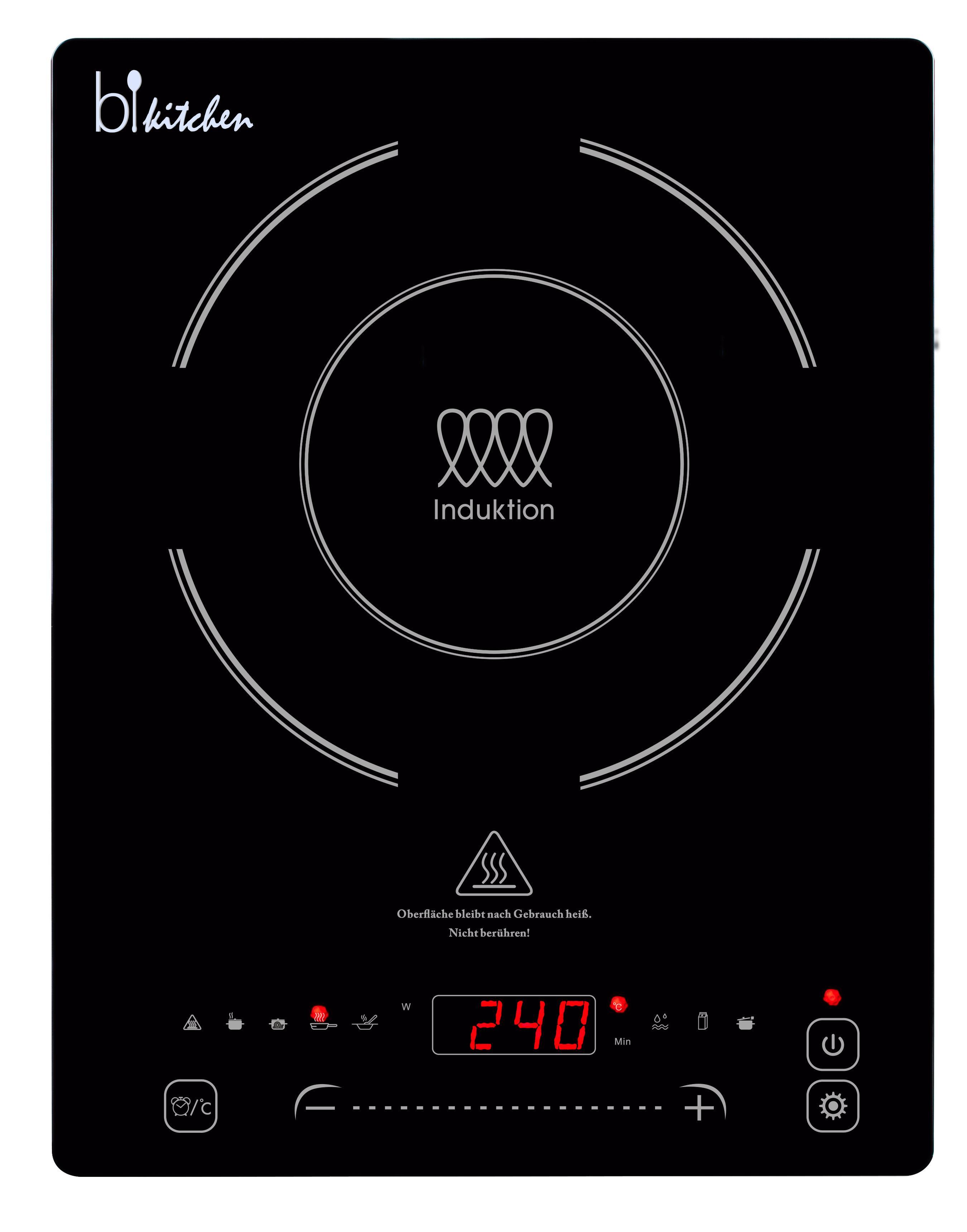 Induktionskochfeld Cook 400 - Schwarz, Basics, Glas/Keramik (28/36/4,5cm)