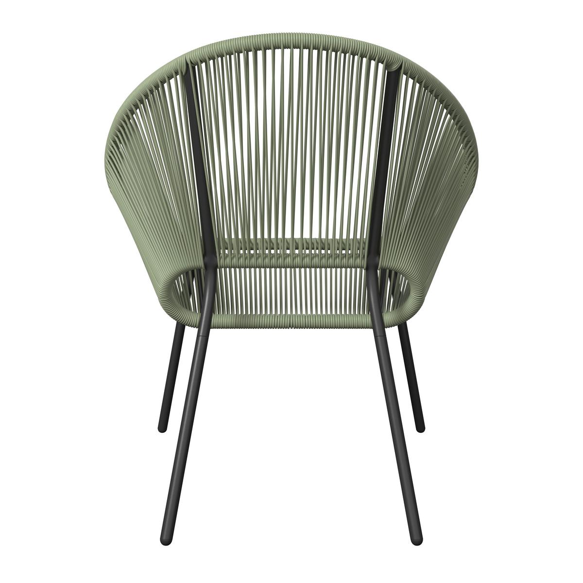 Loungesessel Sun - Schwarz/Grau, MODERN, Kunststoff/Metall (69/82/68cm) - Beldano