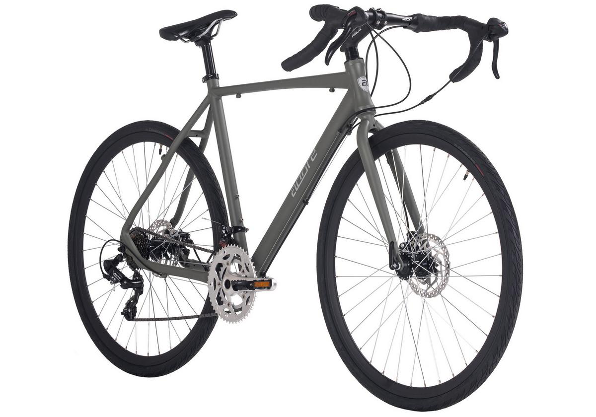 Gravelbike Rennrad 28" 308r - Grau, Basics, Metall (25/140/60cm)