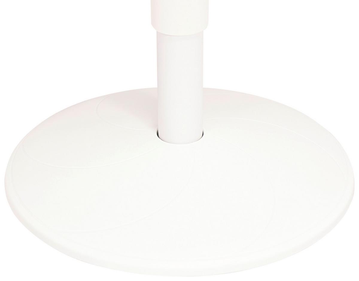 Kanc. stolička bez operadla SPIN - čierna/biela, Modern, kov/textil (36,5/55.5-73.5/39cm) - Mömax