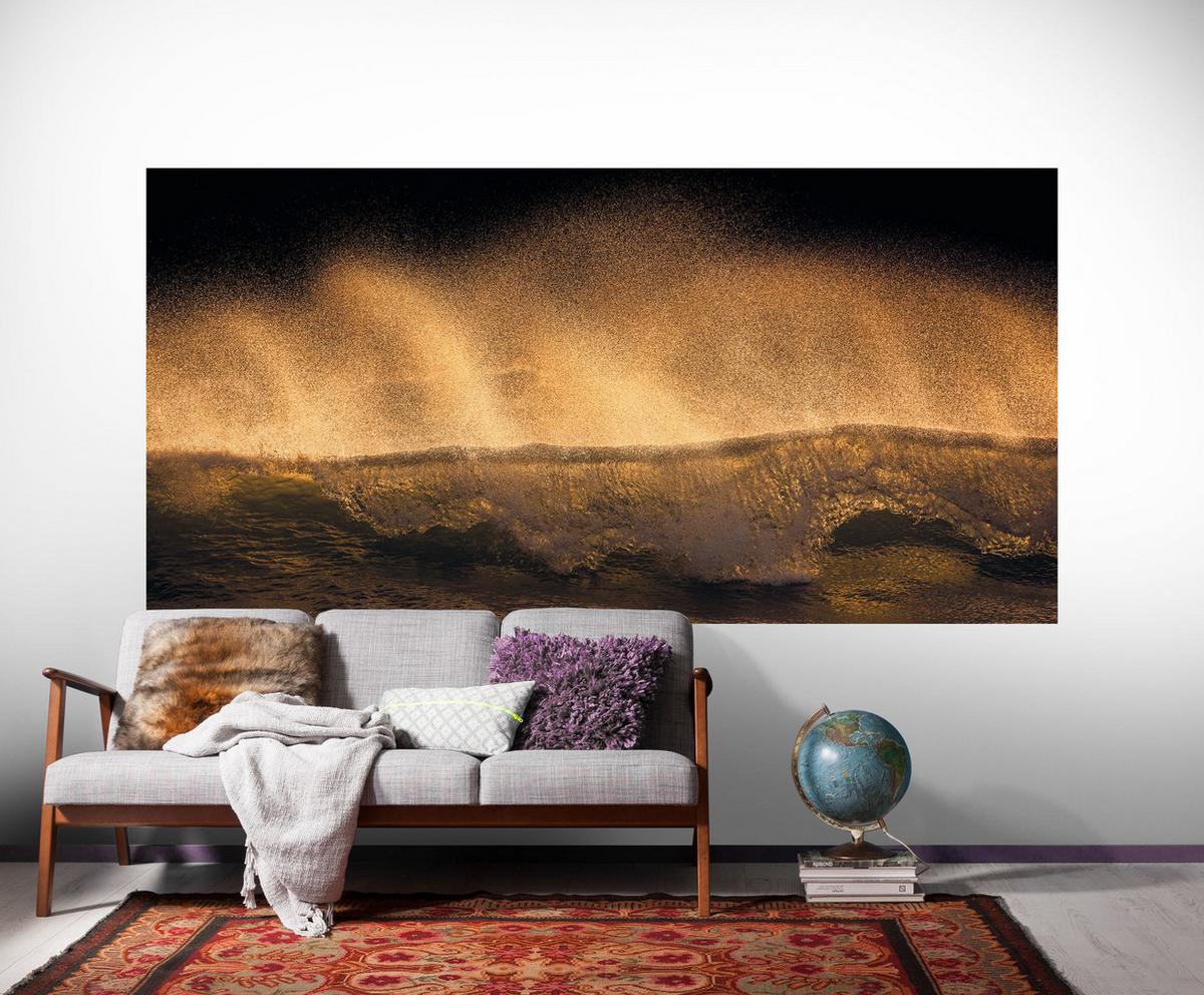 Vliestapete Sh006-Vd1 Golden Wave - Natur (200/100cm)