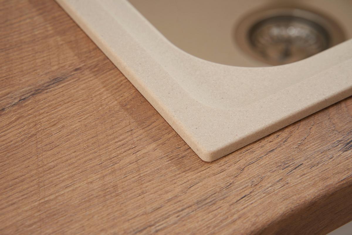 Spüle Respekta Granitspüle - Beige, Trend, Stein (86/20,9/50cm) - Respekta