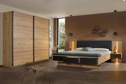 Schwebetürenschrank Apollon Eiche Artisan B: 226 Cm - Eiche Artisan, MODERN, Holzwerkstoff (226/210/62cm) - Rauch Möbel
