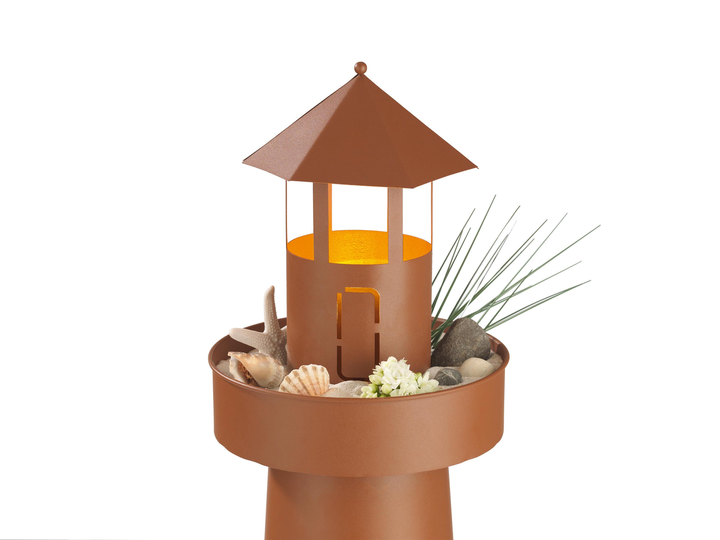 Dekofigur Leuchtturm H: 70,6 cm für In-/Outdoor