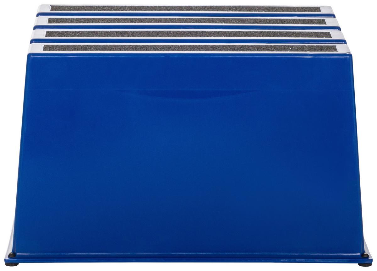 Tritthocker Tio-E1 - Blau, Basics, Kunststoff (52,5/31/37,5cm) - MID.YOU