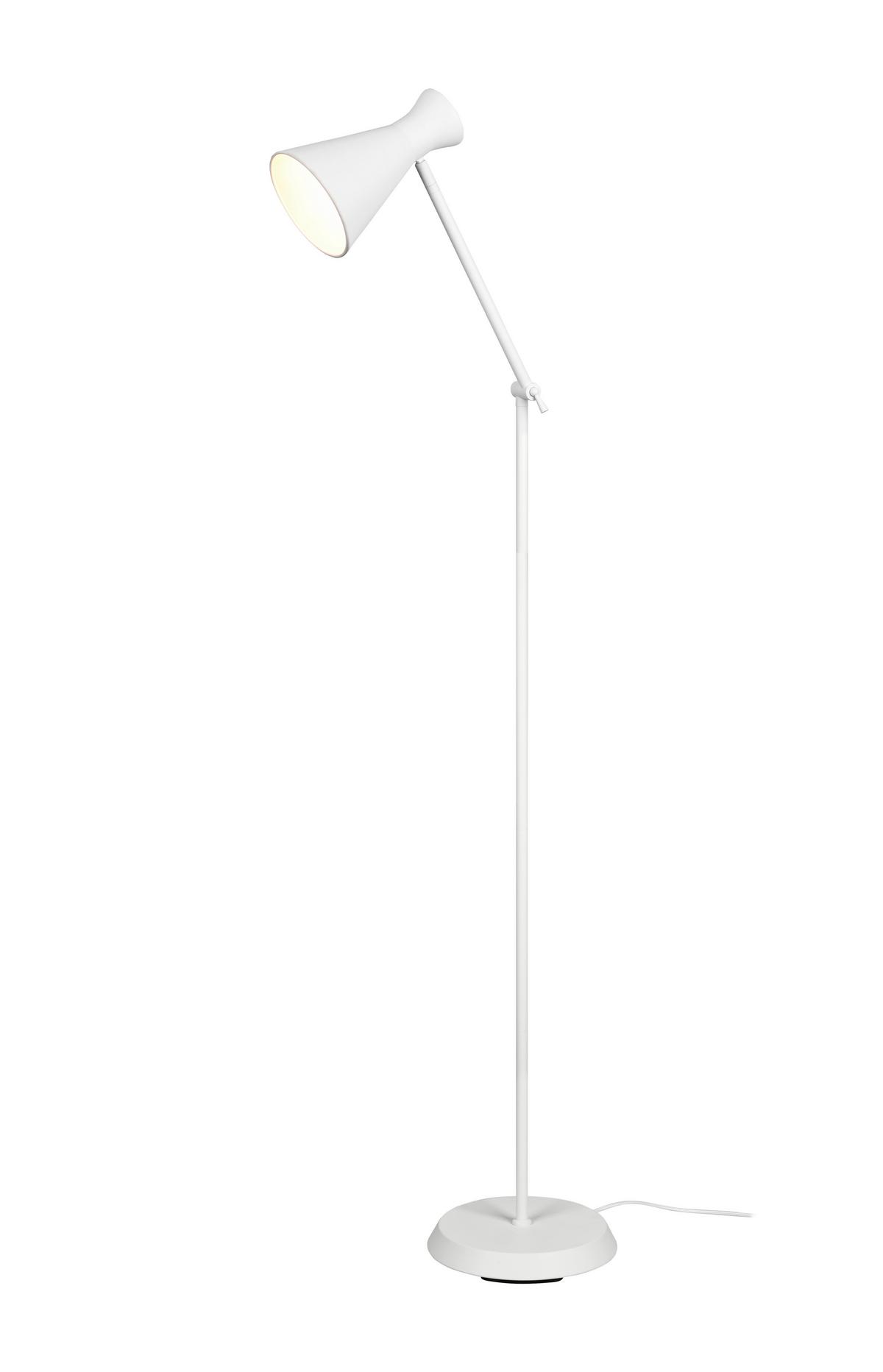 Stehleuchte R40781031 Enzo - Weiß, KONVENTIONELL, Metall (48,8/25/150cm)